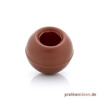 Pralinenhohlkugeln Vollmilch, 1 Lage mit 63 Stück (Original Beans)