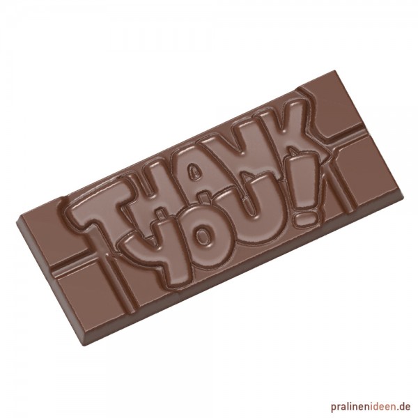 Schokoladentafel-Form Thank You (CW12004)